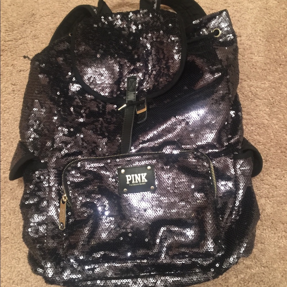 Vs pink sequin backpack